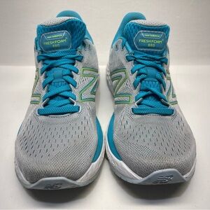 New Balance Women’s Fresh Foam 880v11 Running Size 9 B Grey/Blue/Green |W880S11|